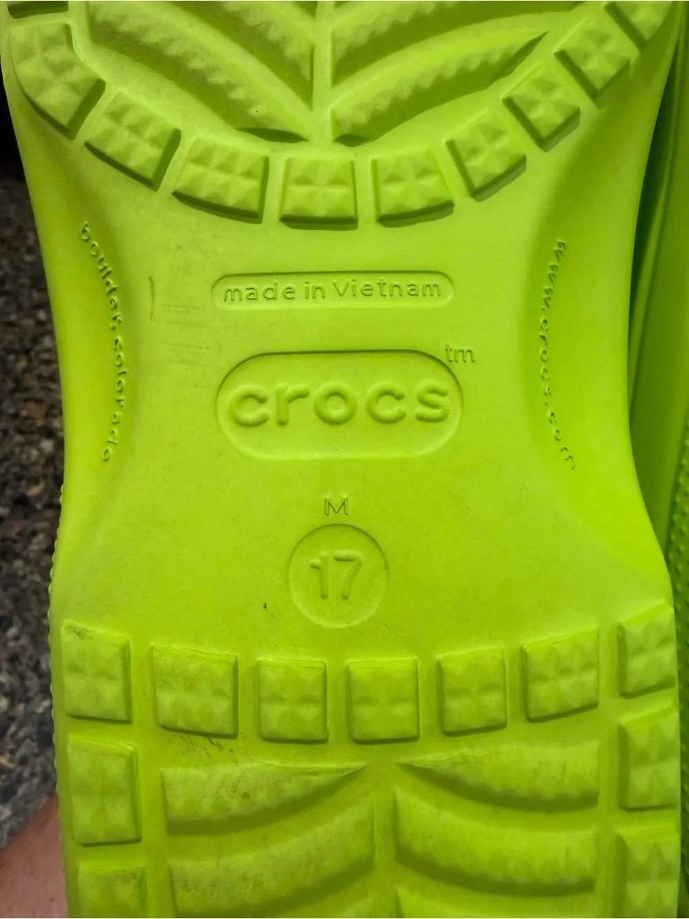 Crocs Classic Clog Mens - Neon Green 17